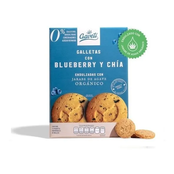 Gaveti Galletas De Blueberry Chia & Jarabe De Agave 780g