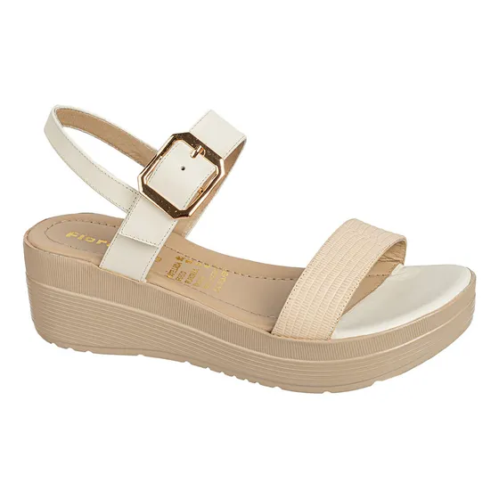Sandalias Mujer Florencia 1371 1371 Grab/iguana/hueso - Flor