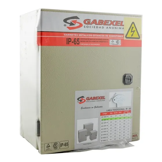 Gabinete Metalico Estanco Ip65 Tradicional 300x250x160mm