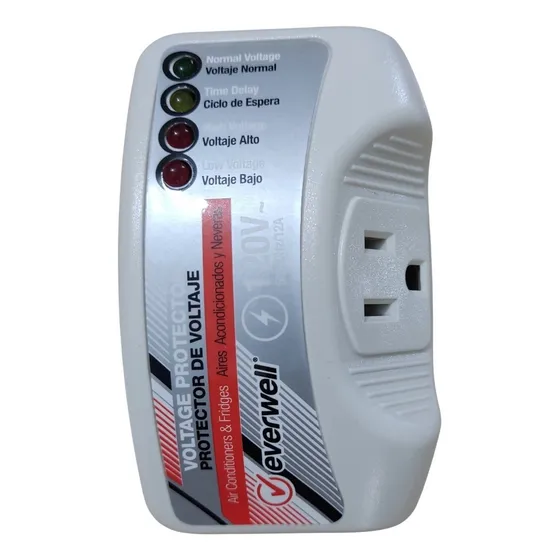 Protector De Voltaje 110v Aire Acondicionado Nevera Everwell