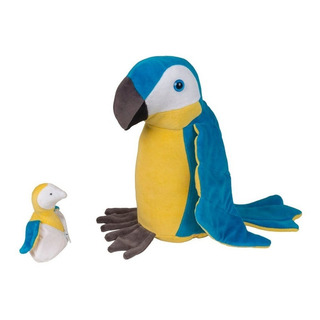 Arara Com 1 Filhote Animais Pelúcia Grávidos Bichos De Pano Arara Com 1 Filhote Animais Pelúcia Grávidos Bichos De Pano