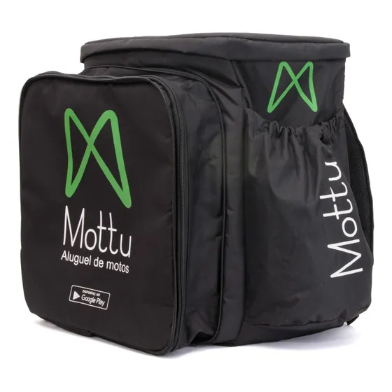 Bag Mottu Mochila Impermeável Térmica Motoboy Delivery 80l