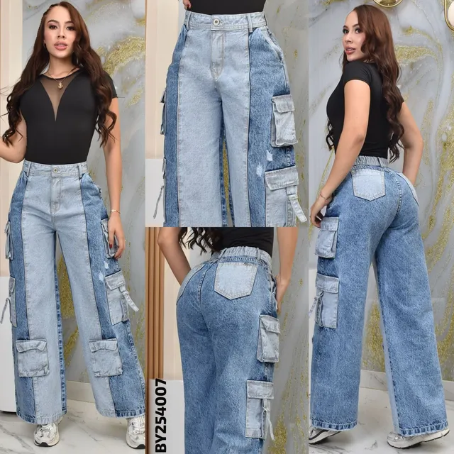 Joggers Cargo Dril Pantalon Casual Moda Colombiana