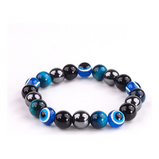 Linda Pulsera Unisex Ojo De Tigre Azul Ojo Turco B890 Linda Pulsera Unisex Ojo De Tigre Azul Ojo Turco B890
