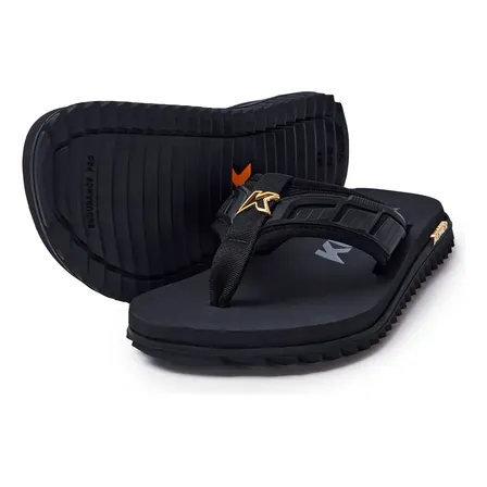 Chinelo Kenner Masculino Kivah Full Force Preto Sem Desenho 40