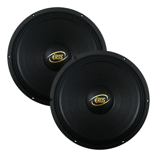 2 Woofers 12 Polegadas Grave E-312 Lc Eros 800w Rms Par