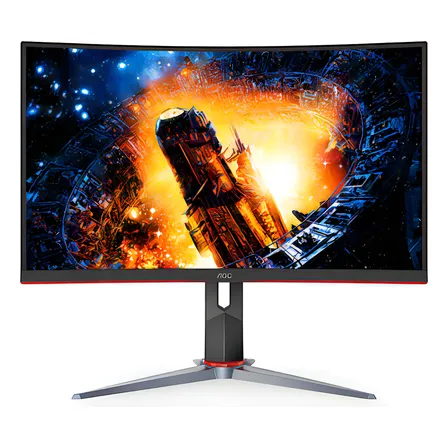 Monitor Gamer Curvo Aoc C24g2 23.8 Full Hd 165hz 1ms- Boleta