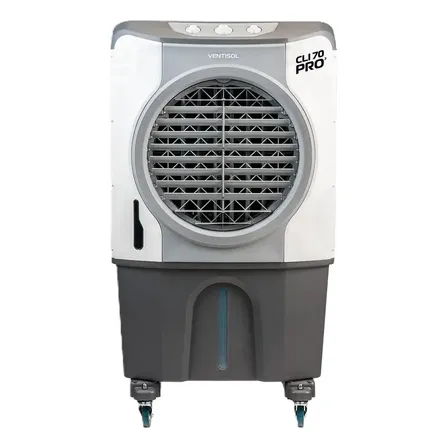 Climatizador Evaporativo Portátil Industrial 70l Cor Cinza