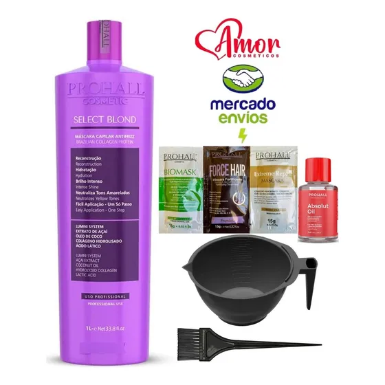 Progressiva Prohall Sem Formol Para Loiras Blond 1 Litro