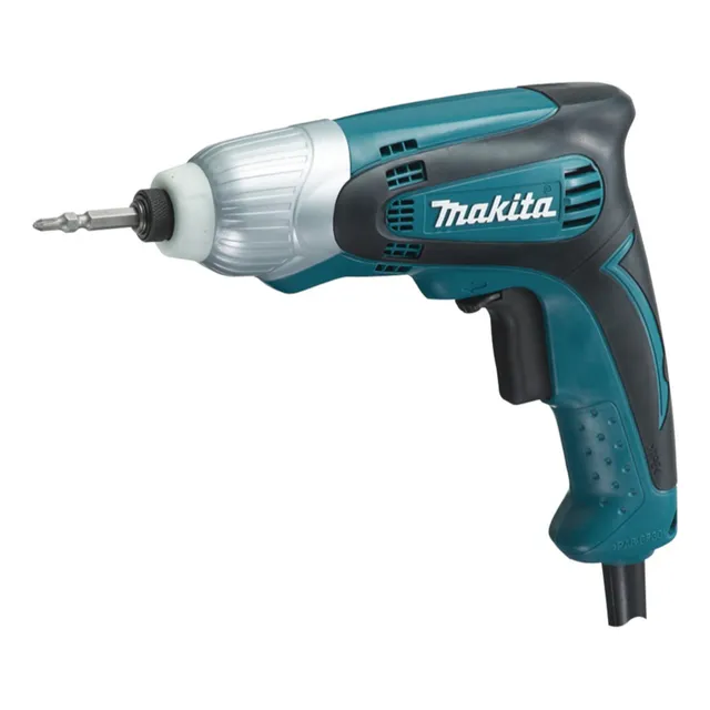 Parafusadeira De Impacto 1/4pol. 230w Td0100 Makita Cor Verde/preto