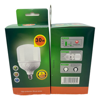 Focos Led 6 Pieza 30w Color Blanco Frio Rosca E27 F3001v Focos Led 6 Pieza 30w Color Blanco Frio Rosca E27 F3001v