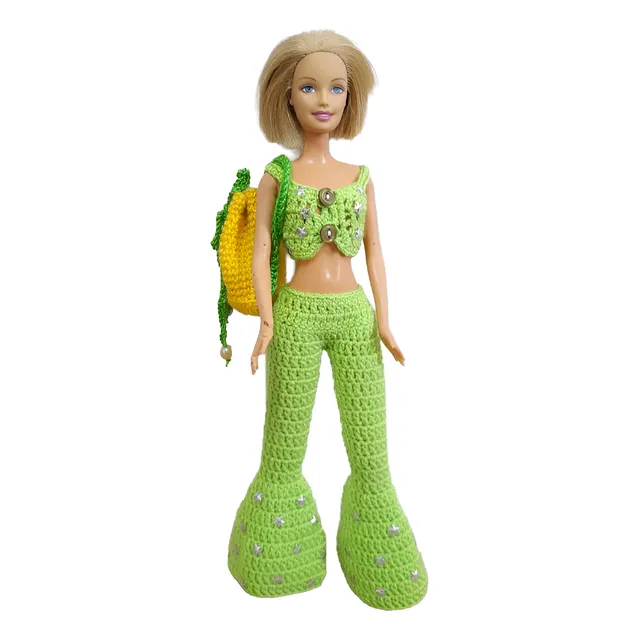 Ropa Tejida A Crochet Para Muñecas Barbie