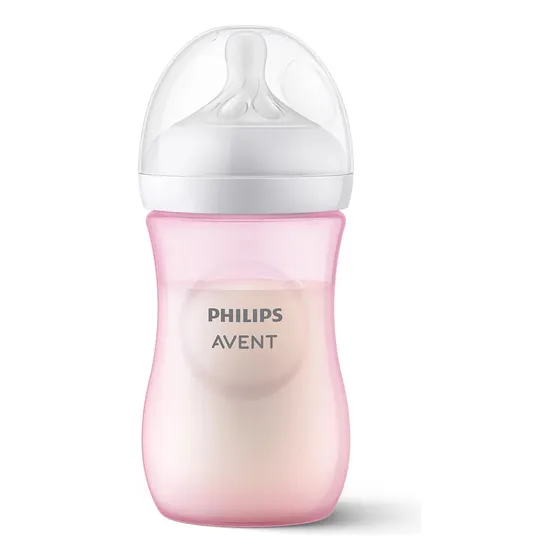 Mamadera Natural Response Philips Avent Scy903/11 1m+ 260ml Color Blanco