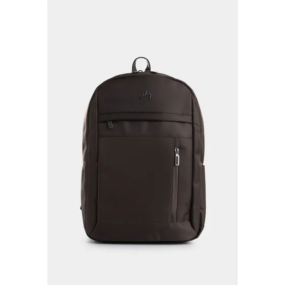 Vélez Morral Sierra En Lona Para Hombre Manija Cuero Cafe