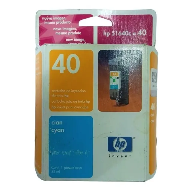 Cartucho Hp 51640cl 40 Cyan 42ml Hp Deskjet 1200, 1600 Copy
