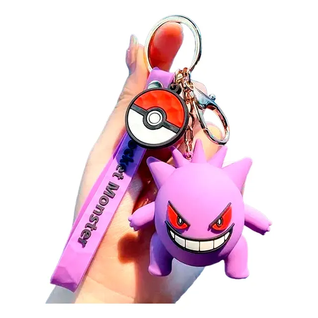 Chaveiros Pokemon - Pikachu Bulbasauro Gengar