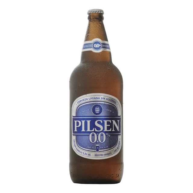 Cerveza Sin Alcohol Pilsen Botella Retornable 960 Ml.