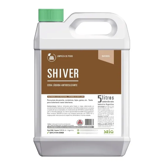 Shiver Seiq - Cera Líquida Antideslizante Para Pisos