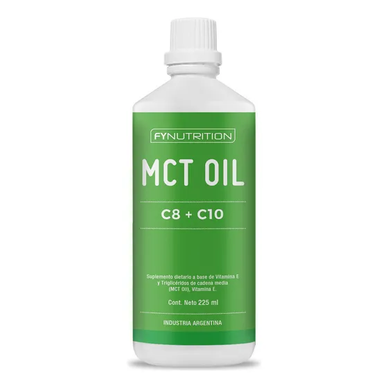Aceite Mct Fynutrition Mct Oil C8 Y C10 Dietas keto 225 ml.