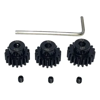 Para 3 Engranajes De Motor De Piñón De Metal 17t 18t 19t Para 3 Engranajes De Motor De Piñón De Metal 17t 18t 19t