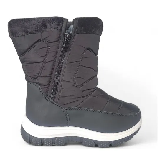 Botas De Invierno Impermeable Niños Botas Térmicas Unicolor