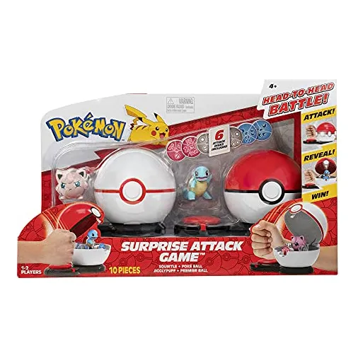 Jogo Pokémon Surprise Attack Com Squirtle & Jigglypuff