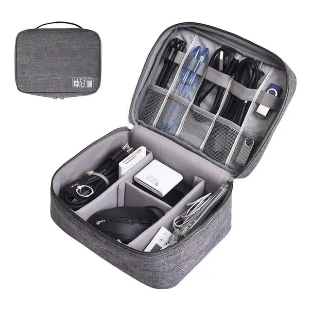 Estuche Organizador De Cables, Cargador, Usb Tablet, Pc Yanu