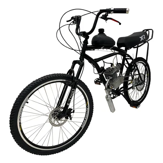 Bicicleta Motorizada 80cc Disco suspensão Banco Xr Rocket MONTADA