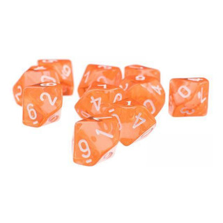10 D10 Dados De Caras Para Juegos Dados Piezas Naranja 10 D10 Dados De Caras Para Juegos Dados Piezas Naranja