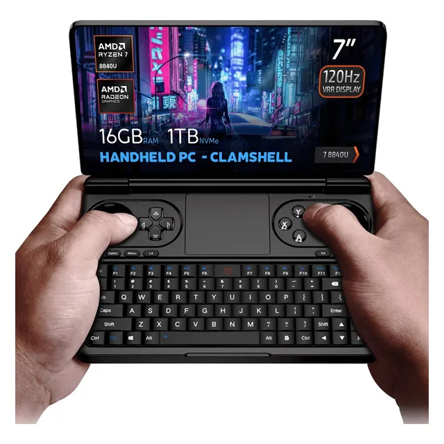 Gpd Win Mini 2025 Handheld Gaming Pc, Amd Ryzen 7 8840u,