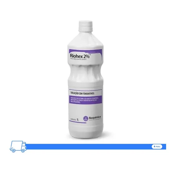 Clorexidina 2% Degermante Rioquimica 1 Litro - Antisséptico