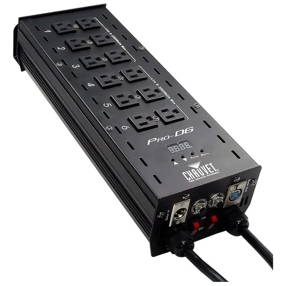 Chauvet Dj Pro-d6 Dmx-512 Dimmer/switch Pack (6-channel) |