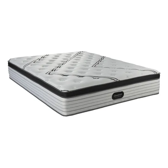 Colchón Simmons Beautyrest Platinum 2 Plazas King 200x200 Color Blanco