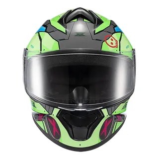 Capacete Texx Fechado Spihe Gear Verde Azul Rosa 56