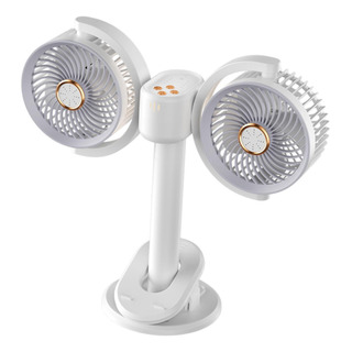 Ventilador De Escritorio De Ventilador Doble De Clip En Con Ventilador De Escritorio De Ventilador Doble De Clip En Con