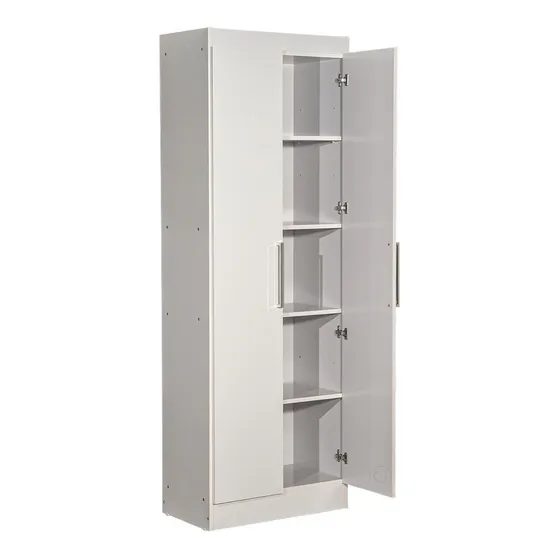 Despensero 5 Estantes 2 Puertas  Blanco