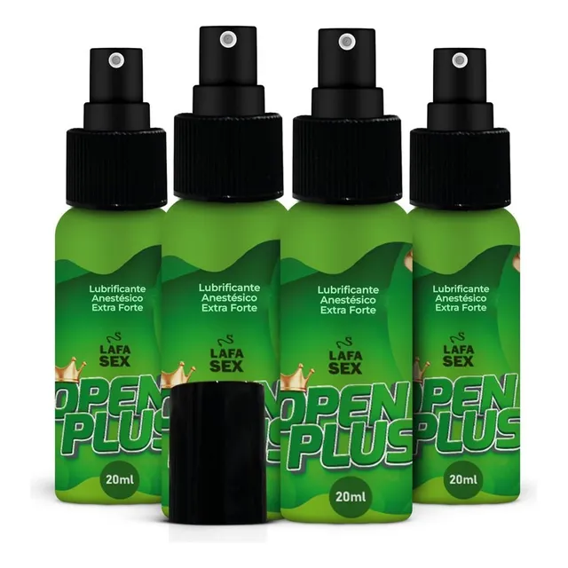 Kit Lubrifica Open Plus Estimulante Anal Anestesico Atacado