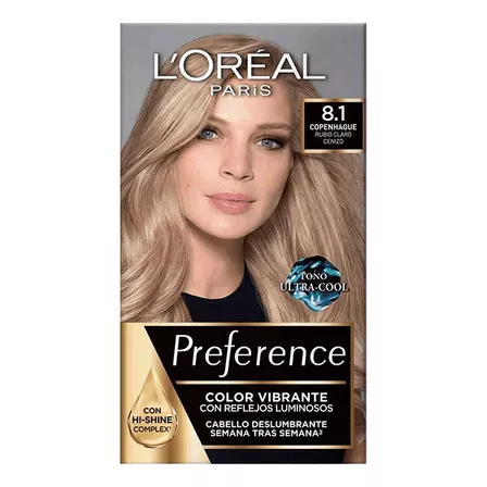 Tinte Para Cabello Preference L'oréal Paris Tono 8.1