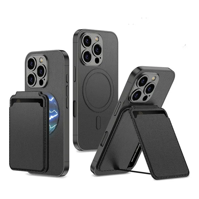 Para Apple 16pro/promax Funda, Funda De Tarjeta Magnética