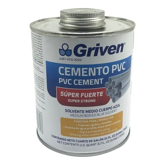 Pega Soldadura Agua Fria Super Fuerte 1/4 Griven