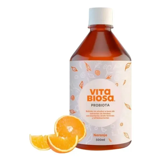 Probiótico Vita Biosa Bebible Sabor Naranja 500ml Digestivo