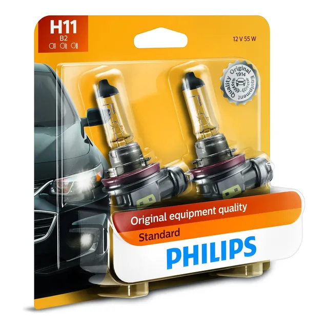 Bombilla Philips Para Carros De  Faros Delanteros H11 B2