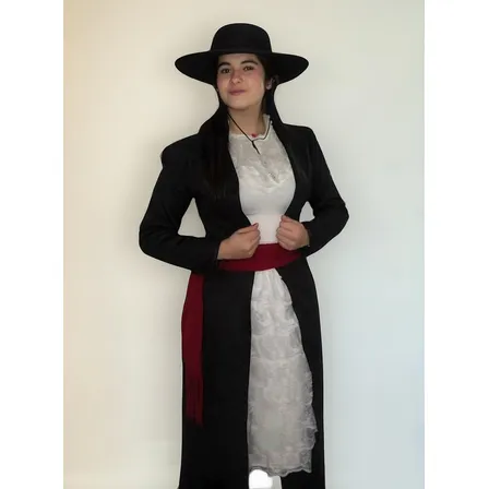 Traje Juvenil Huasa Elegante  Vestido Tipico De Chile Joven