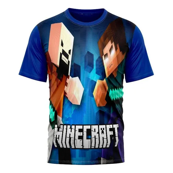 Franela De Minecraft Para Niños 