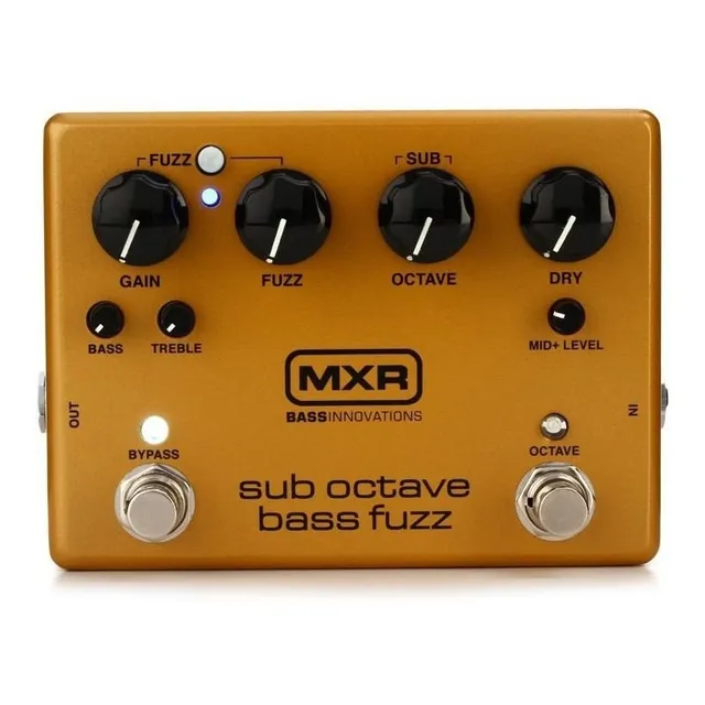 Sub Octave Bass Fuzz / Octavador + Fuzz Mxr M-287 Color Amarillo