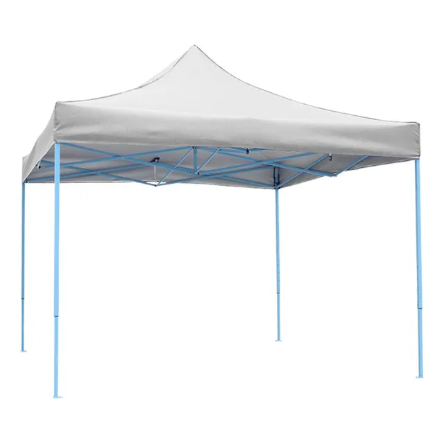 Toldo Plegable 2x2 Acero Reforzado Uso Rudo 100%impermeable Color Blanco Ilios