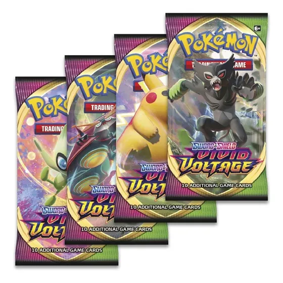 Pokemon Tcg Vivid Voltaje Sobre Ingles C/u
