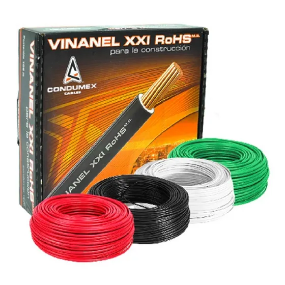 Kit 3 Cajas 100 Mts Cable Blanco,negro,rojo Cal 10 Condumex 