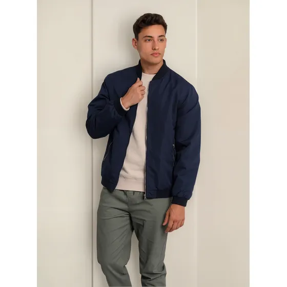 Campera Century Canva Con Cierre Camperita Hombre 200863