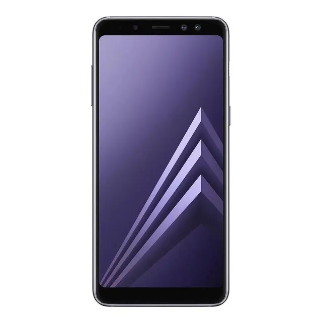 Samsung Galaxy A8 (2018) Dual SIM 64 GB cinza-orquídea 4 GB RAM - Bom (Recondicionado)